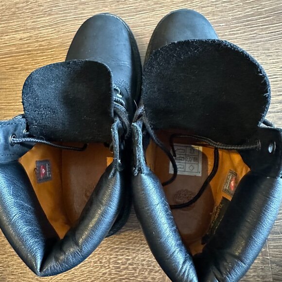 Women's Timberland Black Suede Boots - Size 6 - Picture 3 of 5